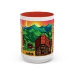 15oz Stardew Valley Inspired Coffee Mug – 15oz Ceramic Gamer Cup with Red Handle – Pixel Art Farm Decor & Video Game Gift Coffee Mug with Premium Quality Two-Tone Ceramic Cup - Image 9