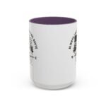 "Always Take The Scenic Route" Adventure Coffee Mug – 15oz Ceramic Compass Gift – Patriotic Wilderness Mug with Red Handle - Image 12