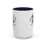 "Always Take The Scenic Route" Adventure Coffee Mug – 15oz Ceramic Compass Gift – Patriotic Wilderness Mug with Red Handle - Image 7