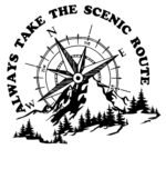 Always Take The Scenic Route SVG PNG • Compass Mountain Adventure Design • Hiking Camping Travel Quote • Digital Download for Cricut & Sublimation  – Instant Digital Download