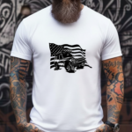 Patriotic Off-Road 4x4 T-Shirt – American Flag Adventure Graphic –  Overland & Truck Enthusiast Tee – Premium Fitted 100%...