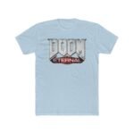 DOOM Eternal Logo T-Shirt - Official Bethesda Gaming Graphic Tee - Hell Walker Slayer Merchandise - Men’s Retro Gaming Shirt Premium Fitted 100% Cotton - Image 8