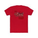 The Cool Dad T-Shirt - Retro Mountain Graphic Father’s Day Gift - Outdoorsy Dad Tee - Funny Varsity Style Dad Shirt Premium Fitted 100% Cotton Tee - Image 7