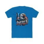 Bold America Eagle T-Shirt - Patriotic USA Flag Graphic Tee - Fourth of July American Pride Shirt - Bald Eagle Independence Day Gift Unisex Tee Shirt Premium Fitted 100% Cotton - Image 5