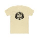 Vintage Camper T-Shirt - Retro Camping Life Graphic Tee - Outdoor Adventure Mountain Scene Shirt - Minimalist Nature Lover Gift Tee Premium Fitted 100% Cotton Tee - Image 5