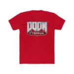 DOOM Eternal Logo T-Shirt - Official Bethesda Gaming Graphic Tee - Hell Walker Slayer Merchandise - Men’s Retro Gaming Shirt Premium Fitted 100% Cotton - Image 7