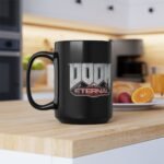 15oz DOOM Eternal Mug - Rip and Tear Ceramic Coffee Cup - Bethesda Gaming Gift - Slayer Logo Battle Station Drinkware - Image 6