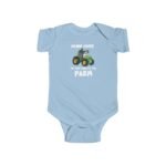 Going Home to Take Care of the Farm Baby Bodysuit, Newborn Baby Shower Gift, Gender Neutral Infant Romper, Premium Soft Cotton Newborn Outfit, Cute Animal Baby Gift - Image 3
