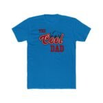 The Cool Dad T-Shirt - Retro Mountain Graphic Father’s Day Gift - Outdoorsy Dad Tee - Funny Varsity Style Dad Shirt Premium Fitted 100% Cotton Tee - Image 4
