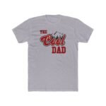 The Cool Dad T-Shirt - Retro Mountain Graphic Father’s Day Gift - Outdoorsy Dad Tee - Funny Varsity Style Dad Shirt Premium Fitted 100% Cotton Tee - Image 2