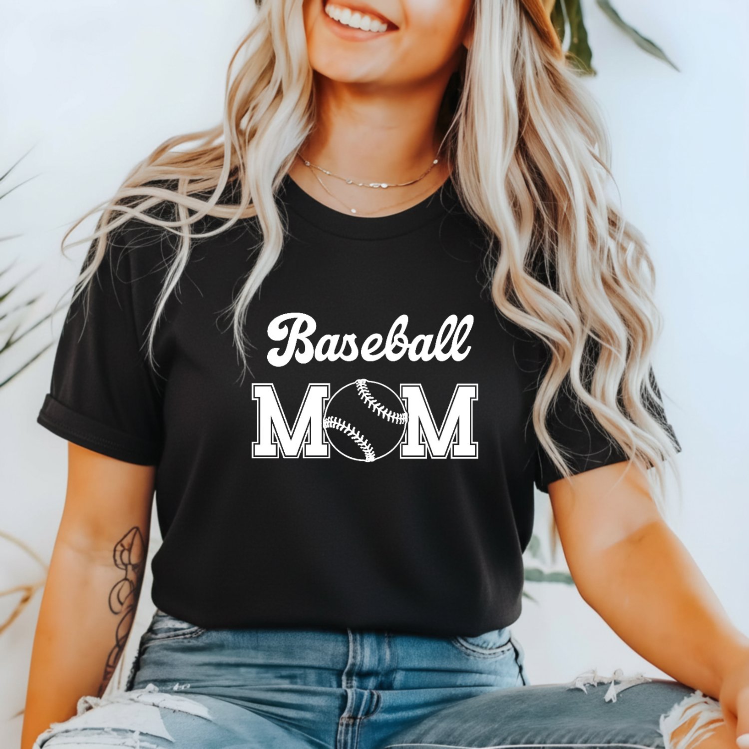 Mockup 102 Retro Baseball Mom T-Shirt | Vintage Game Day Shirt for Women | Cute Sports Fan Graphic Tee | Travel Ball Mom Gift | Supportive Team Mom Apparel Tee Shirt Premium Fitted 100% Cotton - Image 1
