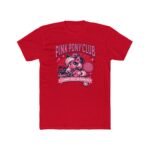 Pink Pony Club T-Shirt – Magic Cowgirl Tour Tee – Disco Cowgirl Concert Shirt – Trendy Western Graphic Top Apparel Shirt Premium Fitted 100% Cotton Tee - Image 7