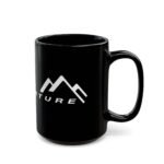 15oz GS Adventure Motorcycle Mug - 15oz Black Ceramic Coffee Cup for ADV Riders - Dual Sport Motorbike Gift - Adventure Touring Gear - GS Logo Mountain Mug - Image 4