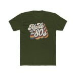 Made in the 80s Shirt – Vintage Retro 1980s T-Shirt – 80s Birthday Gift Tee – Classic Aesthetic Graphic Top – Distressed 80s Style Shirt Apparel Shirt Premium Fitted 100% Cotton Tee - Image 4