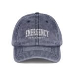 Emergency Department Embroidered Dad Hat - Vintage Washed Denim Baseball Cap - ER Nurse Doctor Gift - Medical Professional Hat - Trauma Staff Gear – Distressed Charcoal Grey Wizard Hat Cap - Image 6