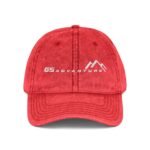 Vintage  GS Adventure Motorcycle Hat - Distressed Navy Embroidered BMW GS Adventure Touring Dad Hat – Distressed Charcoal Grey Wizard Hat Cap - Image 4