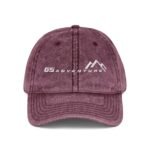 Vintage  GS Adventure Motorcycle Hat - Distressed Navy Embroidered BMW GS Adventure Touring Dad Hat – Distressed Charcoal Grey Wizard Hat Cap - Image 7