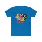 Powerpop Girls T-Shirt – Retro 2000s Pop Fan Apparel – Y2K Aesthetic Girl Group Shirt – Cute Kawaii Parody Tee Apparel Shirt Premium Fitted 100% Cotton Tee - Image 5