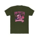 Pink Pony Club T-Shirt – Magic Cowgirl Tour Tee – Disco Cowgirl Concert Shirt – Trendy Western Graphic Top Apparel Shirt Premium Fitted 100% Cotton Tee - Image 3