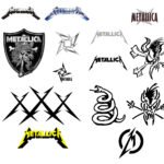 Metallica group Legend Bundle 13 Digital SVG PNG Files, Trash Metal Band Vector Clipart Snake and Ninja Star Designs | Classic Rock Concert Merch DIY  – Instant Digital Download