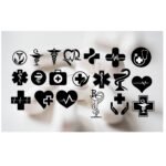 Medical Symbol SVG Bundle - 21 Doctor & Nurse Graphics - Caduceus, EKG Heart, Star of Life PNG - Pharmacy & Healthcare Clipart for Cricut, Laser, Vinyl - Digital Download for Cricut & Silhouette  – Instant Digital Download