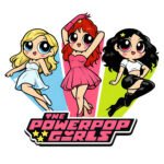 Powerpop Girls SVG PNG Bundle - Pop Idol Superhero Digital Cut File - Kawaii Girl Group Clipart for Cricut & Sublimation for Cricut Digital Cut File for Silhouette Instant Digital Download