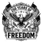 250 Years of Freedom SVG PNG | 1776-2026 US Semiquincentennial Eagle Crest | Patriotic American Anniversary Design | We the People 250th Anniversary Digital Download | High Detail Freedom Eagle for Sublimation & Cricut  – Instant Digital Download
