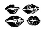 Skull Lips SVG PNG Bundle | Kiss of Death Gothic Designs | Edgy Biker Lips Sublimation | Rock & Roll Alternative Aesthetic | Digital Download for Cricut & Silhouette  – Instant Digital Download