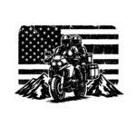 Adventure Touring Motorcycle SVG - Couple Riding Adventure Bike Digital Cut File for Cricut – Instant Digital Download