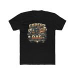 Expert Level Dad T-Shirt, Funny Father's Day Gift, Master of Bad Jokes and Naps, Retro Dad Shirt, Gift for Husband, Gaming Fishing BBQ Dad Tee Apparel Top Shirt Premium Fitted 100% Cotton - Image 2