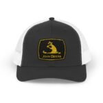 John Beere Funny Hat • Drunk Deer Parody Trucker Cap • Farmer Humor Baseball Cap • Beer Lover Gift • Redneck Country Hat for Men Trucker Yupoong 6606 Premium Cap Snapback - Image 12