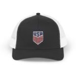 USA Soccer Hat Embroidered  Snapback  Trucker Cap High Quality Soccer Fan Gift USA Shield Trucker Yupoong 6606 Premium Cap Snapback - Image 17