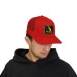 John Beere Funny Hat • Drunk Deer Parody Trucker Cap • Farmer Humor Baseball Cap • Beer Lover Gift • Redneck Country Hat for Men Trucker Yupoong 6606 Premium Cap Snapback - Image 5