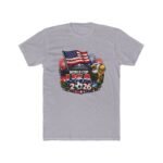 World Cup USA 2026 T-Shirt, American Soccer Fan Tee, US Soccer Gift, Patriotic World Cup Shirt, Eagle and Trophy Graphic Tee, Soccer Tournament Apparel Top Shirt Premium Fitted 100% Cotton - Image 3