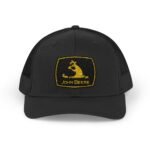 John Beere Funny Hat • Drunk Deer Parody Trucker Cap • Farmer Humor Baseball Cap • Beer Lover Gift • Redneck Country Hat for Men Trucker Yupoong 6606 Premium Cap Snapback - Image 9