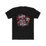 World Cup USA 2026 T-Shirt, American Soccer Fan Tee, US Soccer Gift, Patriotic World Cup Shirt, Eagle and Trophy Graphic Tee, Soccer Tournament Apparel Top Shirt Premium Fitted 100% Cotton - Image 2
