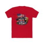 World Cup USA 2026 T-Shirt, American Soccer Fan Tee, US Soccer Gift, Patriotic World Cup Shirt, Eagle and Trophy Graphic Tee, Soccer Tournament Apparel Top Shirt Premium Fitted 100% Cotton - Image 8