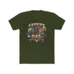 Expert Level Dad T-Shirt, Funny Father's Day Gift, Master of Bad Jokes and Naps, Retro Dad Shirt, Gift for Husband, Gaming Fishing BBQ Dad Tee Apparel Top Shirt Premium Fitted 100% Cotton - Image 4