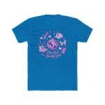 One Less Lonely Girl T-Shirt - Y2K Nostalgia Graphic Tee - Purple Disco Ball Pop Fan Shirt - Retro 2010s Aesthetic Concert Top - Cute Butterfly & Music Note Streetwear Shirt Premium Fitted 100% Cotton - Image 5