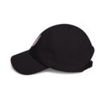 USA Soccer Crest Embroidered Hat - Patriotic American Football Shield Dad Cap - United States Soccer Fan Baseball Hat - Red White and Blue Sports Unisex Black Baseball Hat – Gift for Him or Her - Image 3