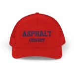 Asphalt Cowboy Embroidered Trucker Hat | Premium Yupoong  Snapback | Trucker Driver Cap | Funny Road Hat |  Biker Cowboy Gift Trucker Yupoong 6606 Premium Cap Snapback