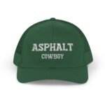 Asphalt Cowboy Embroidered Trucker Hat | Premium Yupoong  Snapback | Trucker Driver Cap | Funny Road Hat |  Biker Cowboy Gift Hat Trucker Yupoong 6606 Premium Cap Snapback - Image 10