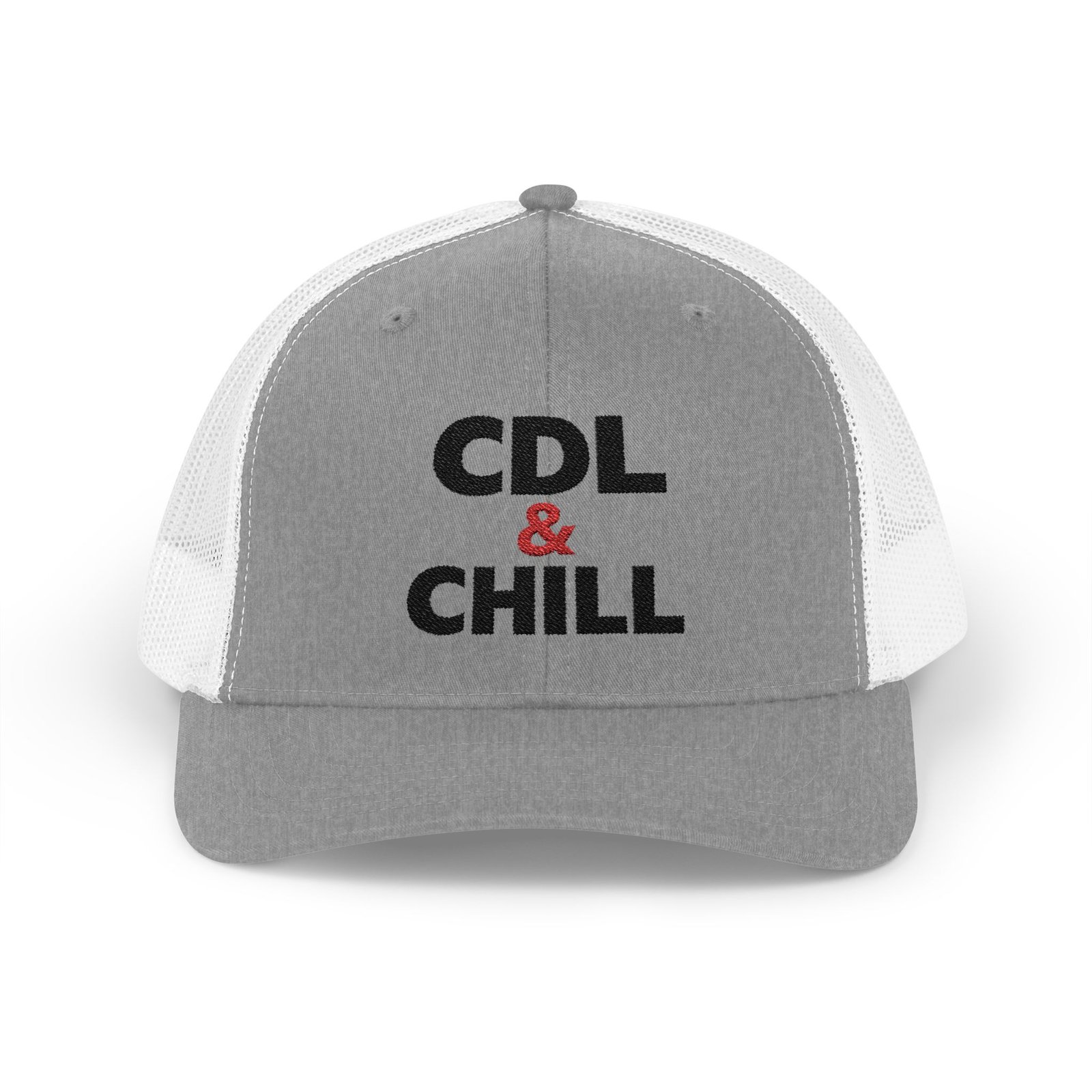 5337361214667317648_2048.jpeg CDL & Chill Embroidered Trucker Hat | Premium Yupoong Snapback | Funny Truck Driver Cap | CDL Driver Gift | Semi Truck Humor Hat Trucker Yupoong 6606 Premium Cap Snapback - Image 1