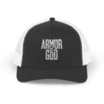 Armor of God Hat, Christian Trucker Cap, Faith Based Baseball Hat, Embroidered Religious Cap, Spiritual Warfare Gift, Dad Hat, Faith Apparel Gift Hat Trucker Yupoong 6606 Premium Cap Snapback - Image 7