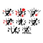 8 x Funny Gas Gauge SVG PNG Bundle - Fuel Gauge Tug of War Decal - Car Gas Tank Stickers - Sasquatch JDM Racing Graphics - Biker Girl Petrol Gauge - Cricut Cut Files for Cars - Automotive Humor Stickers -  for Cricut & Silhouette Instant Digital Download
