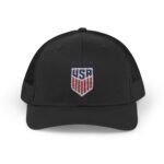 USA Soccer Hat Embroidered  Snapback  Trucker Cap High Quality Soccer Fan Gift USA Shield Trucker Yupoong 6606 Premium Cap Snapback - Image 13