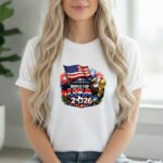 World Cup USA 2026 T-Shirt - Patriotic American Soccer Graphic Tee - Eagle Holding Trophy Shirt - United States Football Tournament Fan Gift Apparel Top Shirt Premium Fitted 100% Cotton