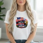 World Cup USA 2026 T-Shirt, American Soccer Fan Tee, US Soccer Gift, Patriotic World Cup Shirt, Eagle and Trophy Graphic Tee, Soccer Tournament Apparel Top Shirt Premium Fitted 100% Cotton