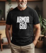 Armor of God T-Shirt, Christian Faith Apparel, Spiritual Warfare Tee, Religious Graphic Shirt, Bible Verse Clothing, Faith Based Gift, Men’s Christian Tee Apparel Top Shirt Premium Fitted 100% Cotton...
