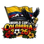 World Cup Colombia 2026 SVG PNG - Colombia Soccer Team Fan Design - Colombian Football Mascot Eagle Clipart - Copa Mundial 2026 Sublimation - Digital Download for Soccer Jersey Design Vinyl Cut File Instant Digital Download
